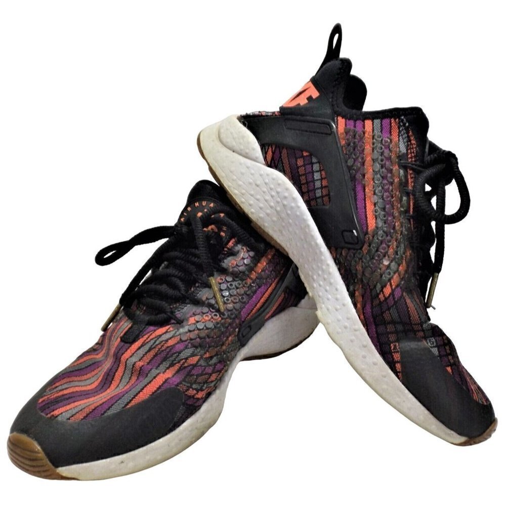 Nike Air Huarache Run Ultra Premium Women's US 9 Jacquard Sneakers SMALL FLAW